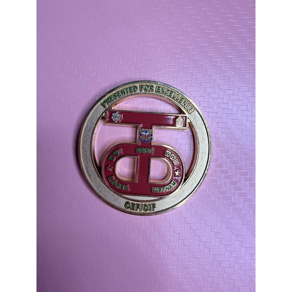 US Army 90th Sustainment Brigade Tough Ombres Challenge Coin Excellence Sep 08